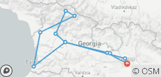 Circuit de 11 jours en Géorgie authentique : Tbilissi, Kutaisi, Svaneti, Batumi et les trésors de l\'UNESCO - 12 destinations