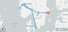 Nordische Reize: Dänemark, Norwegen und Schweden - 11 TAGE - 11 Destinationen