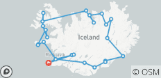 Le tour d\'Islande varié (22 jours) - 26 destinations
