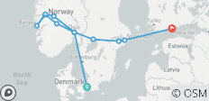 Nordische Legenden & Helsinki: Hauptstädte und Fjorde - 13 TAGE/12 NÄCHTE - 12 Destinationen