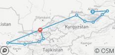 Four Stans Odyssey: Through the Heart of Central Asia (17 Days) - 12 destinations