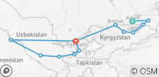 Four Stans Odyssey: Through the Heart of Central Asia (18 days) - 14 destinations