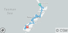 New Zealand - Ultimate New Zealand (24 days) - 21 destinations