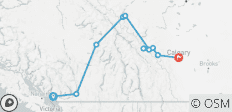 5-Daagse Rockies Tour van Vancouver naar Calgary: Banff, Jasper & Iconische Meren - 10 bestemmingen