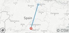 Madrid - San Vino Wine Fight Bus aller-retour - 3 destinations