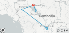 Lo mejor de Camboya en 8 días: Phnom Penh, Battambang y Siem Reap - 6 destinos
