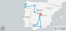 8-Daagse van Santiago naar Madrid - 10 bestemmingen