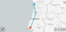 6-daagse van Porto naar Lissabon - 4 bestemmingen