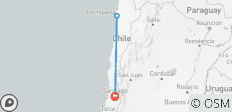 Le meilleur du Chili : Santiago et le désert d\'Atacama - 3 destinations