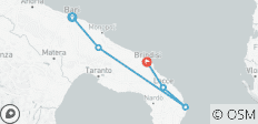 7-tägige Apulien-Essenz: Alberobello, Otranto und Lecce, Privattour - 5 Destinationen