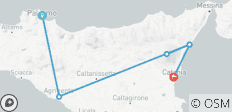 Sicilia con Estilo 7 Días de Palermo a Catania, Viaje Privado - 6 destinos