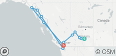 Croisière Passage Through the Rockies et Alaska Calgary → Vancouver (2027) - 12 destinations