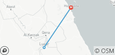 Hurghada nach Luxor - Ost- und Westjordanland über Tag - 3 Destinationen