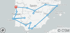 De Oporto a la Costa del Sol y Barcelona - 15 días - 19 destinos