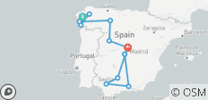 Santiago naar Sevilla & Madrid - 8 dagen - 12 bestemmingen
