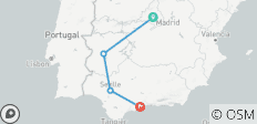 Madrid & Merida naar Costa del Sol - 3 dagen - 4 bestemmingen