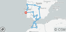 De Lisbonne au Maroc, en passant par Madrid et Porto - 13 jours - 21 destinations
