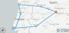 Portugal Express au départ de Madrid - 5 jours - 11 destinations