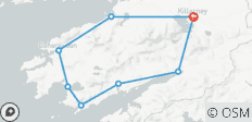 Excursión individual de 8 días por el Camino de Kerry (8 días) - 8 destinos
