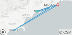 Azure Coast Highlights: Nice, Cannes & Monaco - 8 destinations