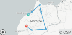 7-Day Morocco Highlights: Casablanca, Fes, Chefchaouen & the Sahara - 7 destinations