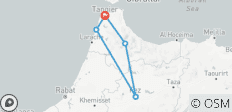 5 DAY TRIP FROM TANGIER TO CHAOUEN, FEZ AND ASILAH - 6 destinations