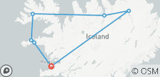 Contournement de l\'Islande - Pays des fjords et des chutes d\'eau épiques - 7 destinations