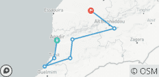 Circuit découverte du sud du Maroc - 8 jours d\'Agadir à Marrakech - 7 destinations