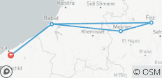 Circuit de 5 jours dans les villes impériales au départ de Casablanca - 6 destinations