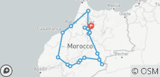 7-tägige Marokko Grand Tour eine Woche ab Fez - 18 Destinationen