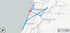 Tour personalizado de 5 días por el Líbano, Patrimonio de la Humanidad, con salida diaria y guía privado - 10 destinos