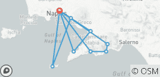 Gran Recorrido Costa Amalfitana, Positano, Capri, Nápoles, Pompeya y Sorrento - 7 Días - 13 destinos