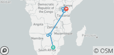 Chutes Victoria et aventure en Afrique de l\'Est 2026-2027 - 14 destinations