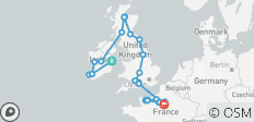 Majestic Britain & Ireland with Normandy and Gems of the Seine - 46 destinations