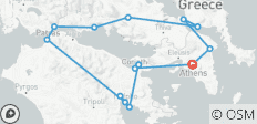 Central Greece: 9-day, off the beaten path round tour from Athens. Explore incredible lesser-known Greek destinations. Experience plenty of history, nature, architecture, culture and gastronomy. - 14 destinations