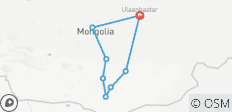 Aventura en el Desierto de Gobi 6 Días - 8 destinos