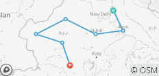 Vanuit Delhi: Noord-India met Rajasthan Grand Circuit Tour 11 Dagen - 7 bestemmingen