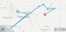 Circuit de 4 jours de Los Angeles à Las Vegas : Grand Canyon, Antelope Canyon, Bryce, Zion, Monument Valley et Vallée de la Mort - 9 destinations