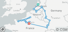 Le cœur de l\'Europe 2027 - 25 jours - 57 destinations