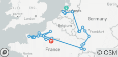 Le cœur de l\'Europe 2027 - 25 jours (from Amsterdam to Paris) - 50 destinations