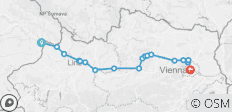  Cycling on the Danube from Passau to Vienna - 18 destinations 