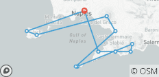 Viaje por la Costa y las Islas: Sorrento, Costa Amalfitana, Capri, Pompeya e Ischia - 12 destinos