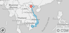  Cycling Vietnam - 14 destinations 