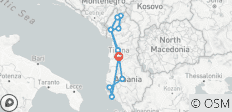 8 Días de Senderismo por Albania - Totalmente Guiado, Grupo Reducido (Norte y Sur) - 12 destinos