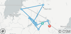 8-tägige Mid-Range-Safari nach Tarangire, Serengeti-Migration, Ngorongoro & Lake Manyara - 14 Destinationen