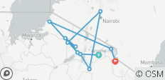 5-tägige Luxus-Safari-Erfahrung in Tarangire, Serengeti, Ngorongoro & Manyara - 14 Destinationen