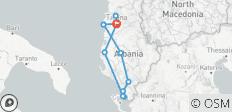 4 Tage TiranaSüdalbanien mit 3 Unesco-Stätten (Abbisssen inklusive & komplett geführte Kleingruppe) - 11 Destinationen