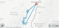 Die Elsass-Weinroute: Weingüter, Dörfer und Burgen (8 Tage) - 12 Destinationen