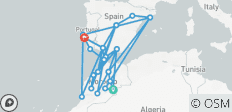 18 jours d\'inspiration en Espagne, au Maroc et au Portugal - 41 destinations