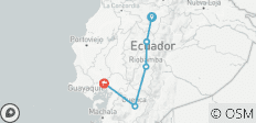 8 Tage auf dem ecuadorianischen Festland: Quito, Cotopaxi, Quilotoa, Cuenca und Guayaquil, Privatreise - 5 Destinationen